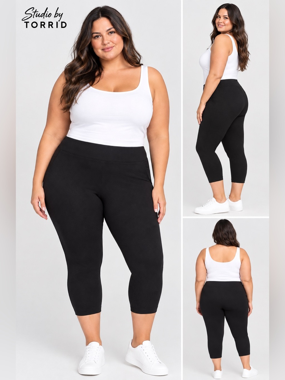 Studio by. Torrid 3XT Black Ponte (Cropped) Pants